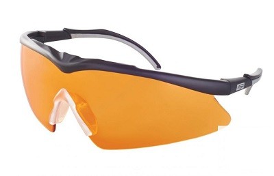 MSA Tec Tor Orange Szemüveg UV400 .                   Narancsszinű Lencse