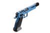 Tanfoglio Domina  9x19 SA Acél Kék, Fekete Markolat és Kompenzátor
