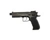 Tanfoglio Tactical Pro Fekete 9x19 OR SA DA, 1295g, 125mm menetes cső 1/2x28