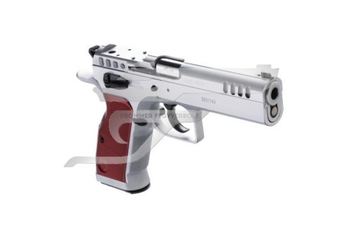 Tanfoglio Stock II Optic Ezüst 9x19 DA 1200g, 4,44" cső 9x19 kaliber