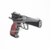 Tanfoglio Stock 2025 9x19 fekete, bordó alu markolat, állítható nyílt irányzék