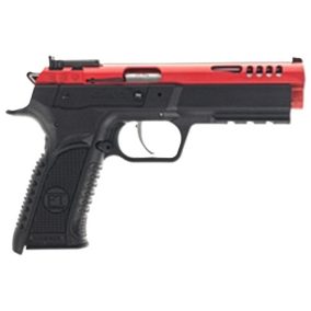   Tanfoglio Force 22 L Piros Szán ,22 Lr. SA, F,ekete Polimer Tok, 5,19" cső