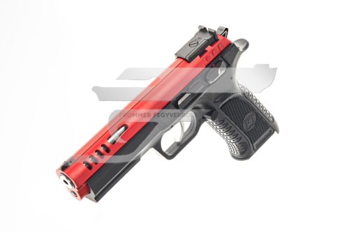 Tanfoglio Force 22 L Piros Szán ,22 Lr. SA, F,ekete Polimer Tok, 5,19" cső