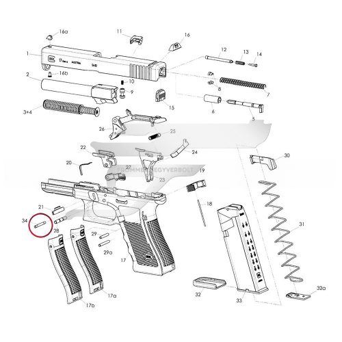Eladó Glock Reteszelő Blokk Tengely Glock-17