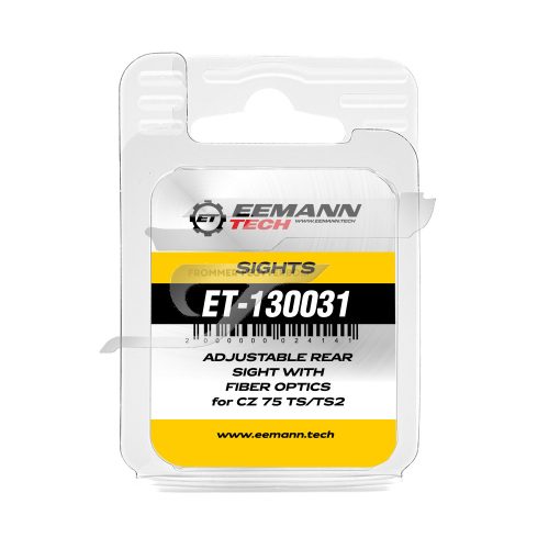 EEmannT. ET-130031 Hátsó Irányzék Fiber Szálas Állítható CZ75 TS, TS2