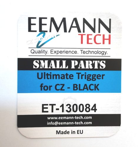 EEmannT. CZ Shadow2 elsütőbillentyű .          Fekete Alu ET130084