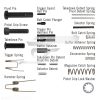 AR-15 lower small parts rugószett alkatrész szett