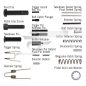 AR-15 lower small parts rugószett alkatrész szett