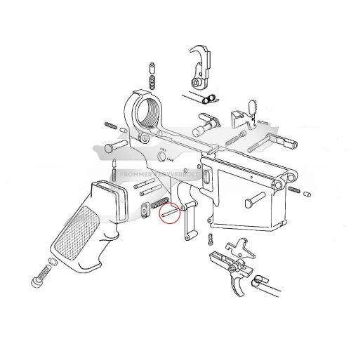 AR-15 Sátorvas Rögzítő Stift ET-1800390 Eemanntech