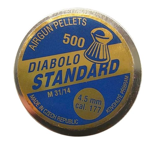 4,5 mm  Cseh Diabolo Standard Léglőszer .                              500 db-os