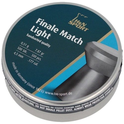 4,5 mm   H&N Finale Match Light 48437450 . 0,51g 7,87gr    Léglőszer    500 db-os
