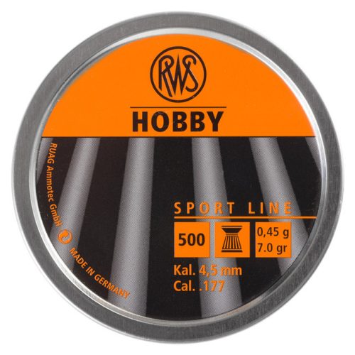 4,5 mm-es RWS Hobby Sport Line 500 db. 0,45g, 7gr. Légpuska és Légpisztolyhoz
