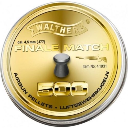 4,5 mm   Walther Finale Match Puska .                    Léglőszer 500 db-os