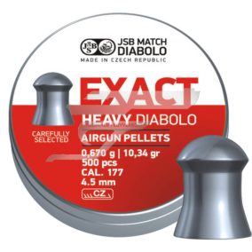   4,52 mm JSB Exact Heavy  0,67g 10,34gr .            500 db.  Léglőszer 48814452