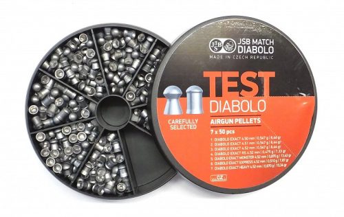 4,5 mm JSB TEST Diabolo Exact 48831000 7x50 db. Vegyes Léglőszer Puskához