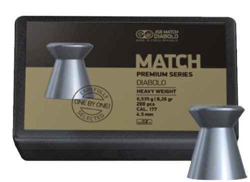 4,49 mm JSB Match Premium 0,535g 8,26gr .            200 db.  Léglőszer 48793449