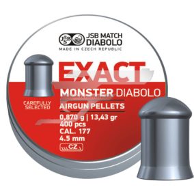   4,52 mm JSB Exact Monster 0,87g 13,43gr. .            400 db.  Léglőszer 48819452