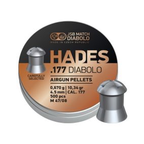4,5 mm JSB Hades 0,670g 500 db . 10,34gr Léglövedék