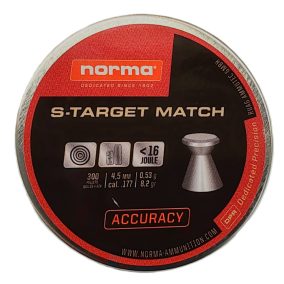   4,5 mm Norma Accuracy S-Target Match<16J ,       0,53g 8,2gr 300db        2411407
