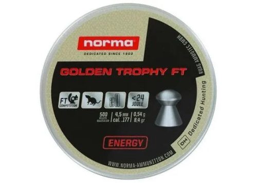 4,5 mm Norma Golden Trophy Ft ENERGY<24J ,         0,54g 8,4gr 300db      2411400