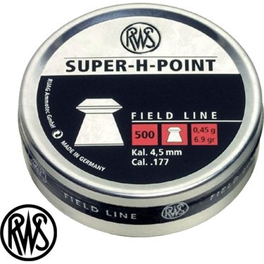 4,5mm RWS Super H-Point 500db-os .0,45g, 6,3gr. Légpuska és Légpisztolyho