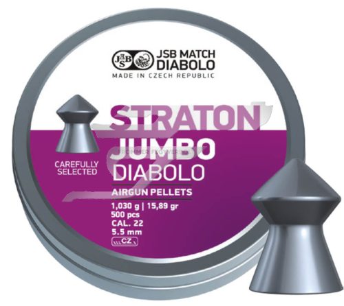 5,5 mm JSB Straton Jumbo 1,03g 15,89gr. . Léglőszer 500 db.
