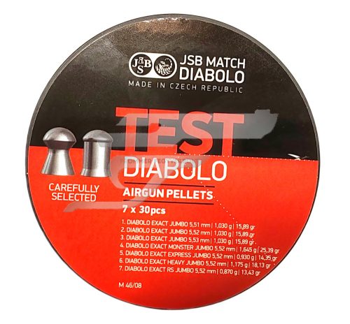 JSB léglőszer teszt csomag
