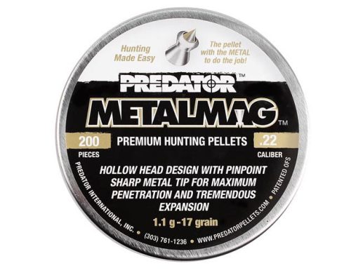 5,5 mm      Predator Metalmag Léglőszer .      200db-os 1,1g 17gr.