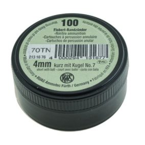 4 mm -es Rövid RWS Flóbert lőszer 100 db