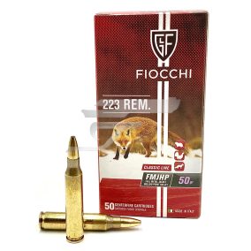 Eladó ,223 Rem. Fiocchi FMJHP 50gr sportlőszer