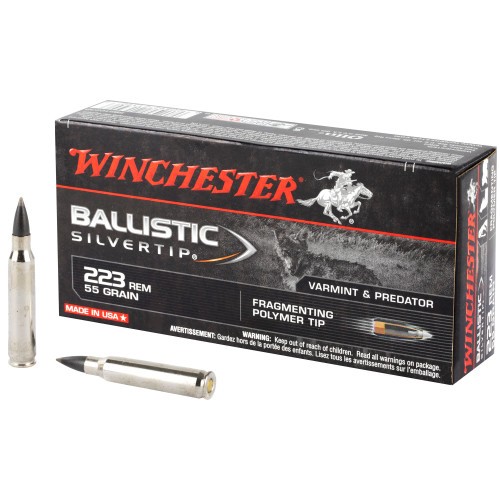 ,223 Rem. Winchester Ballistic Silvertip .            55 gr. SBST223B  44109001