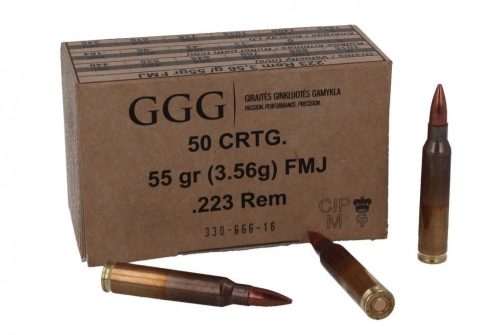 ,223 Rem. GGG FMJ 55gr 3,56g ,          Lőszer