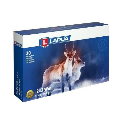 ,243 Win. Lapua SP 100gr 6,5g    4316056 .                       E497     4461701