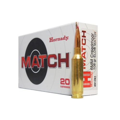 6mm Creedmoor Hornady ELD Match  81391 .                108 gr.   Golyós Lőszer