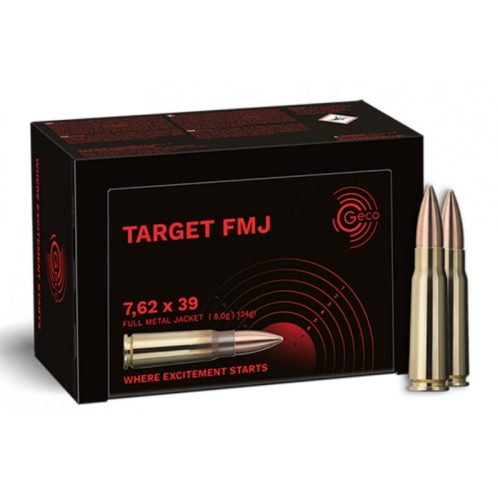 7,62x39 Geco Target FMJ 8g / 124 gr
