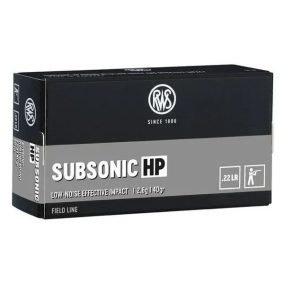 ,22 LR. RWS Subsonic HP 2,6g 2132664 , 40gr