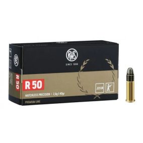,22 LR. RWS R50 Lőszer 2,6g 40gr. . 333m/s lőszer
