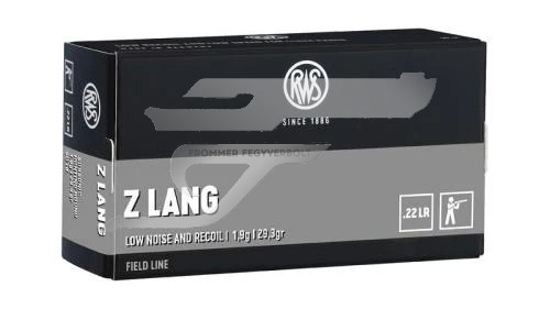 ,22 LR. RWS  Z Lang szobalőszer 29gr .     1,9g