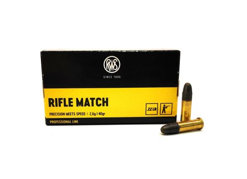 ,22 LR. RWS Rifle Match 2,6g 40gr .     Professional Line
