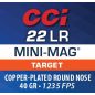 ,22 LR. CCI MiniMag HV CC0030 , 40 gr 100db lőszer