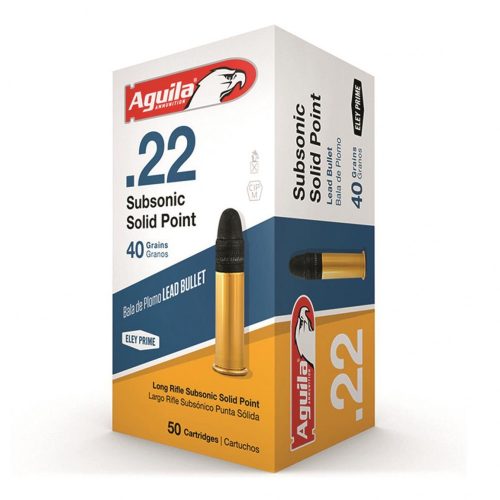 ,22 IfB.Aquila Subsonic LőszerAG1B220269 .     Solid Point 40 gr