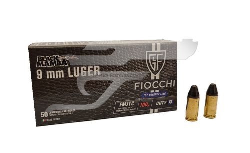 9 mm Luger Fiocchi lőszer Black Mamba