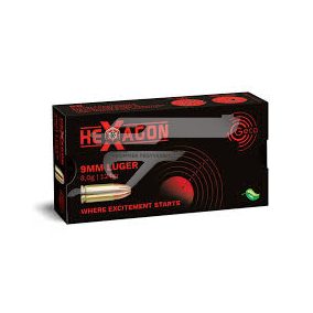Eladó 9 mm Luger Geco Hexagon 8g 124gr.
