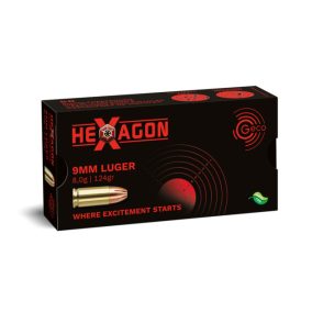 Eladó 9 mm Luger Geco Hexagon 8g 124gr. sportlőszer