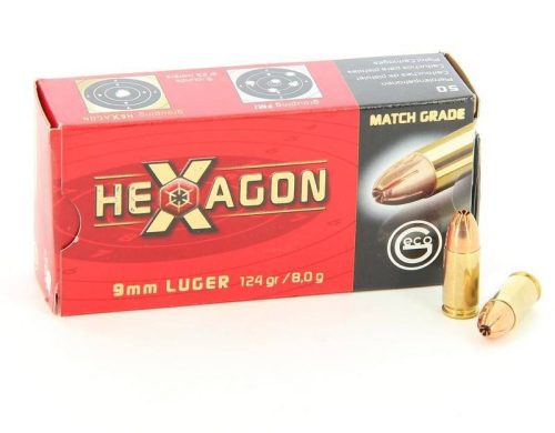 9 mm Luger Geco Hexagon 2318840 .              8g 124gr.
