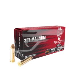 ,357 Magnum Fiocchi FMJTC 142gr