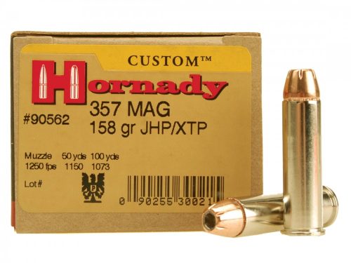 ,357 Mag. Hornady JHP/XTP 158 gr. 90562 .                          10,24g Lőszer