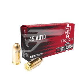 ,45 ACP Fiocchi FMJ 230gr FI701140 ,        Lőszer