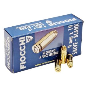   9 mm Luger SalveBlank Fiocchi VAK 739385 A fegyvert csak csőszűkítővel húzza fel!