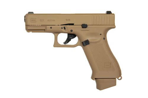 Glock 19X Maroklőfegyver Coyote Tárral Triciumos Irányzék